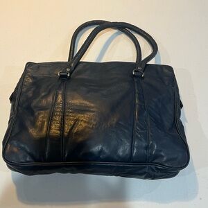Vintage Navy Blue Handbag
